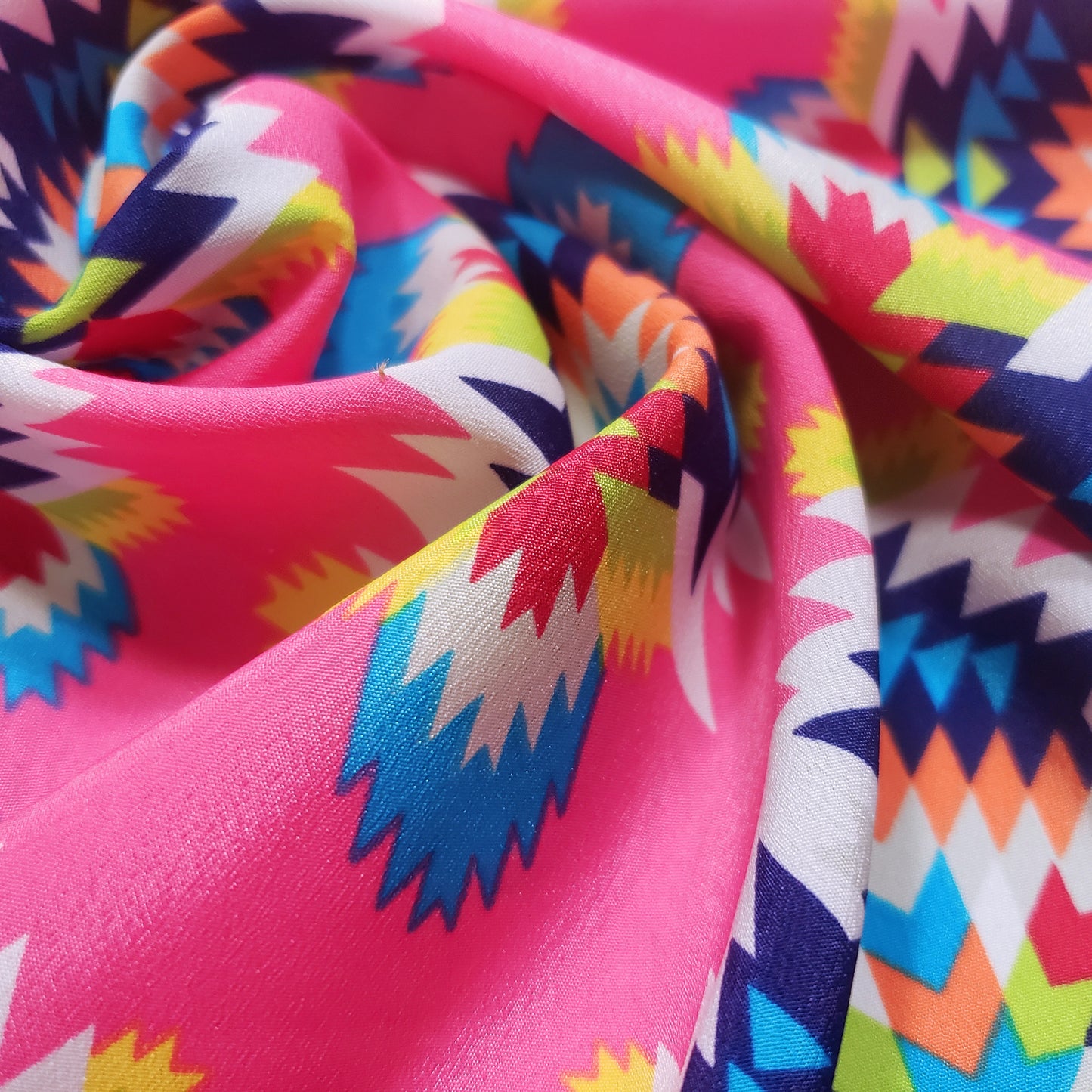 CDC Ethnic Print Polyester Non Stretch Fabric