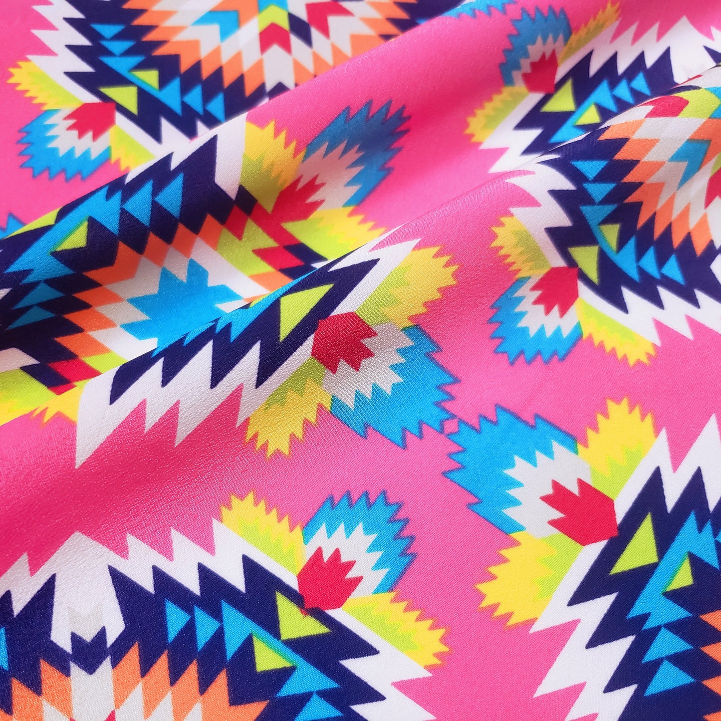 CDC Ethnic Print Polyester Non Stretch Fabric