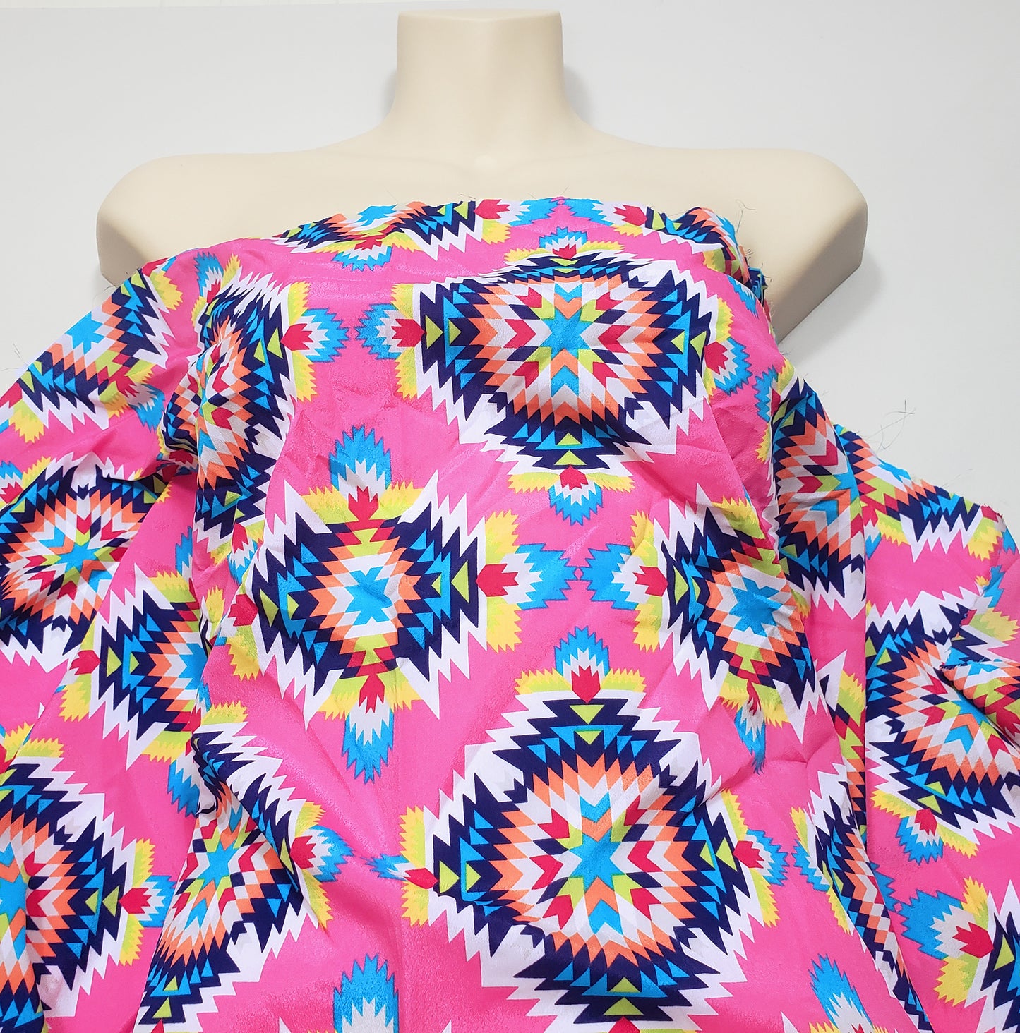 CDC Ethnic Print Polyester Non Stretch Fabric