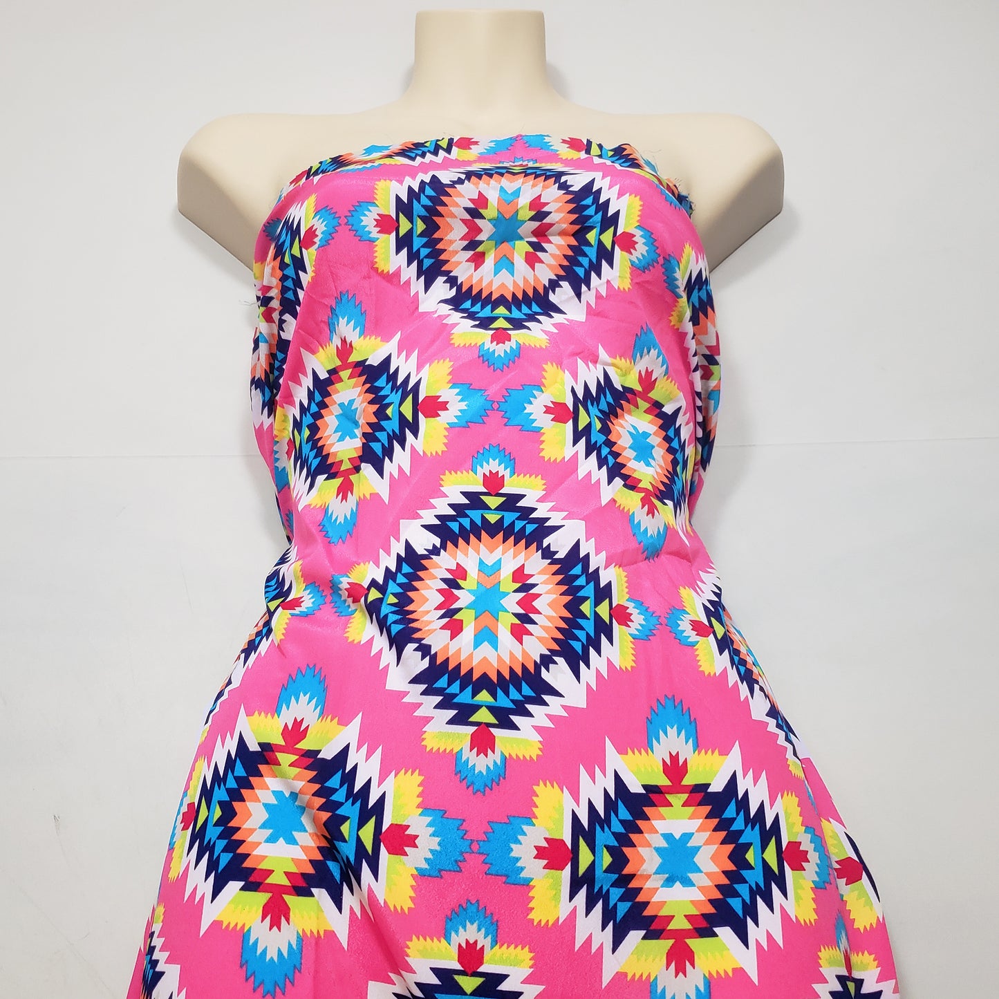 CDC Ethnic Print Polyester Non Stretch Fabric