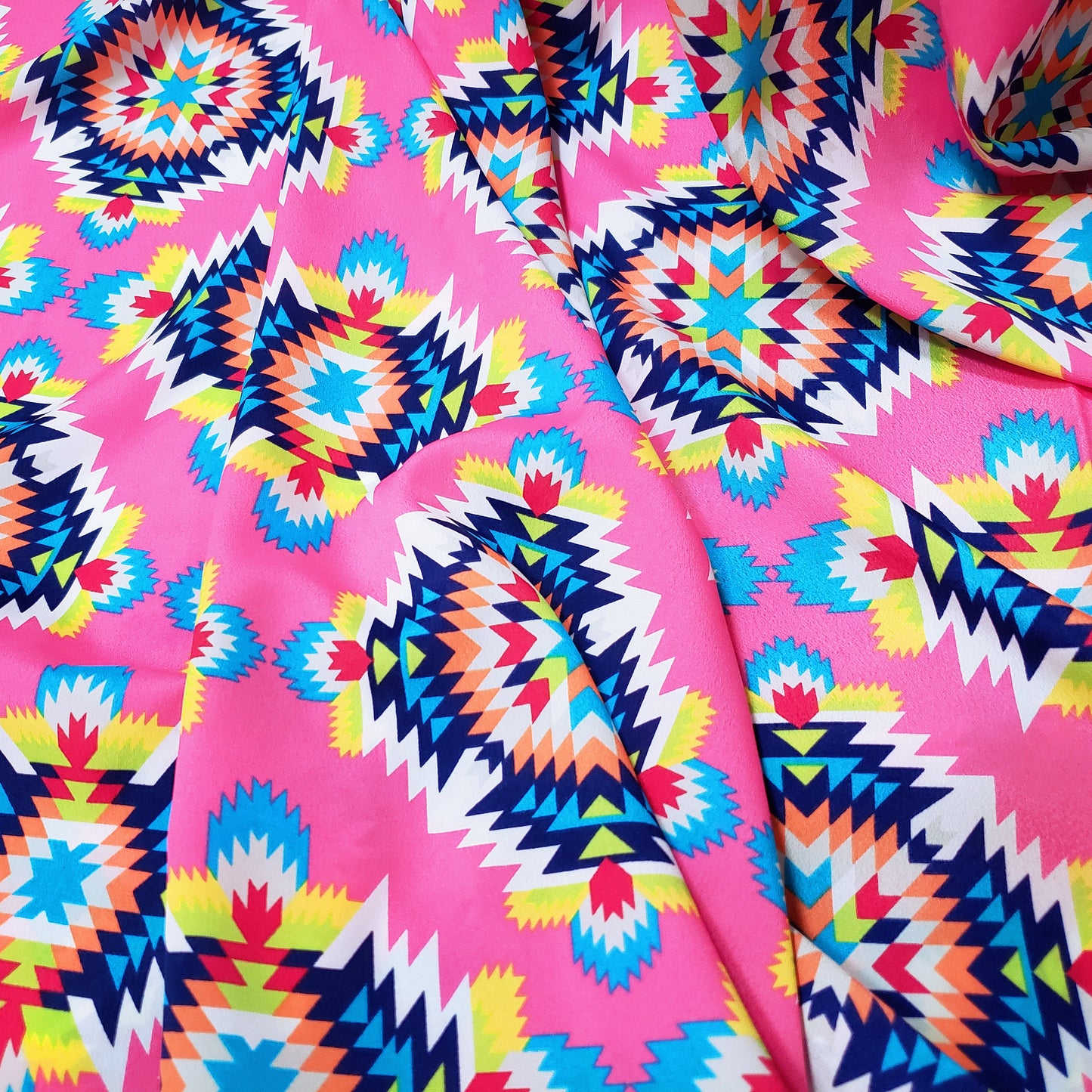 CDC Ethnic Print Polyester Non Stretch Fabric