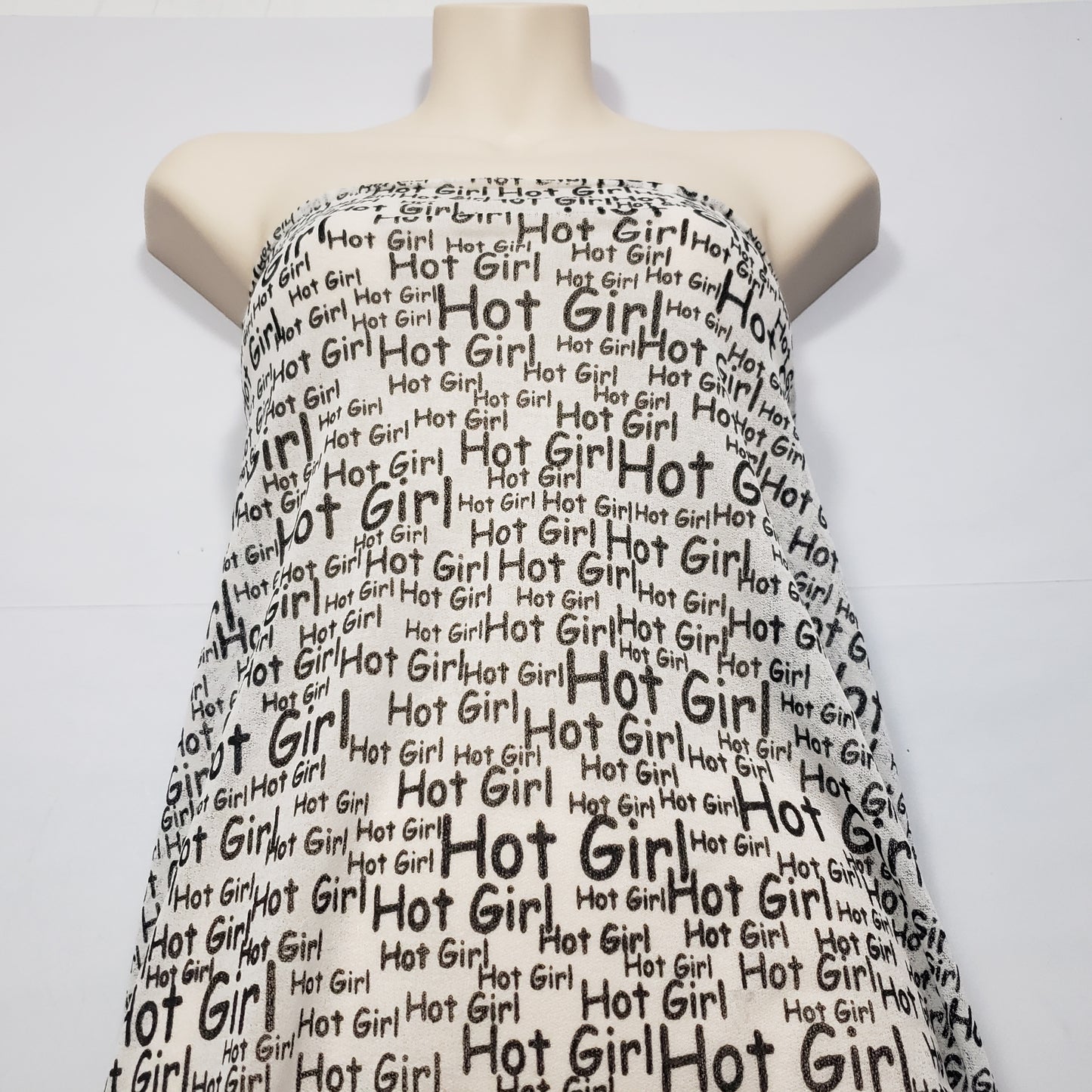 Hot Girl White Stretch Polyester Chiffon Gauze Fabric