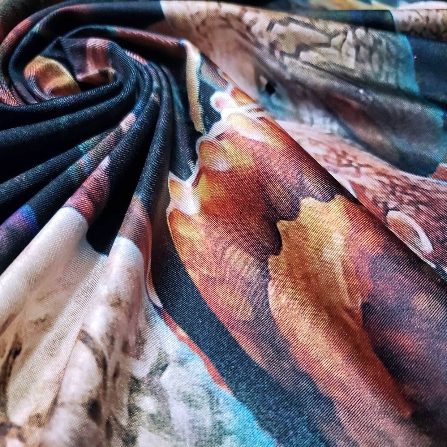 Jumbo Octopus Print 4-Way Stretch Poly Spandex Fabric – Bold Ocean Design