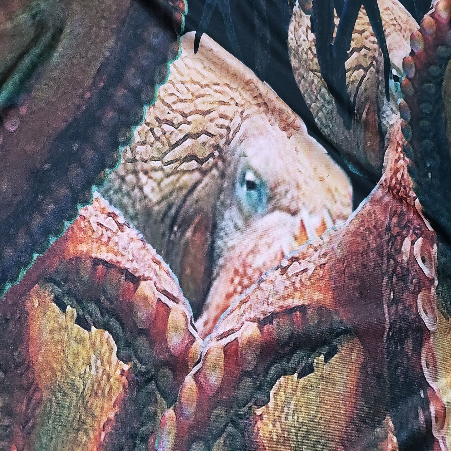 Jumbo Octopus Print 4-Way Stretch Poly Spandex Fabric – Bold Ocean Design