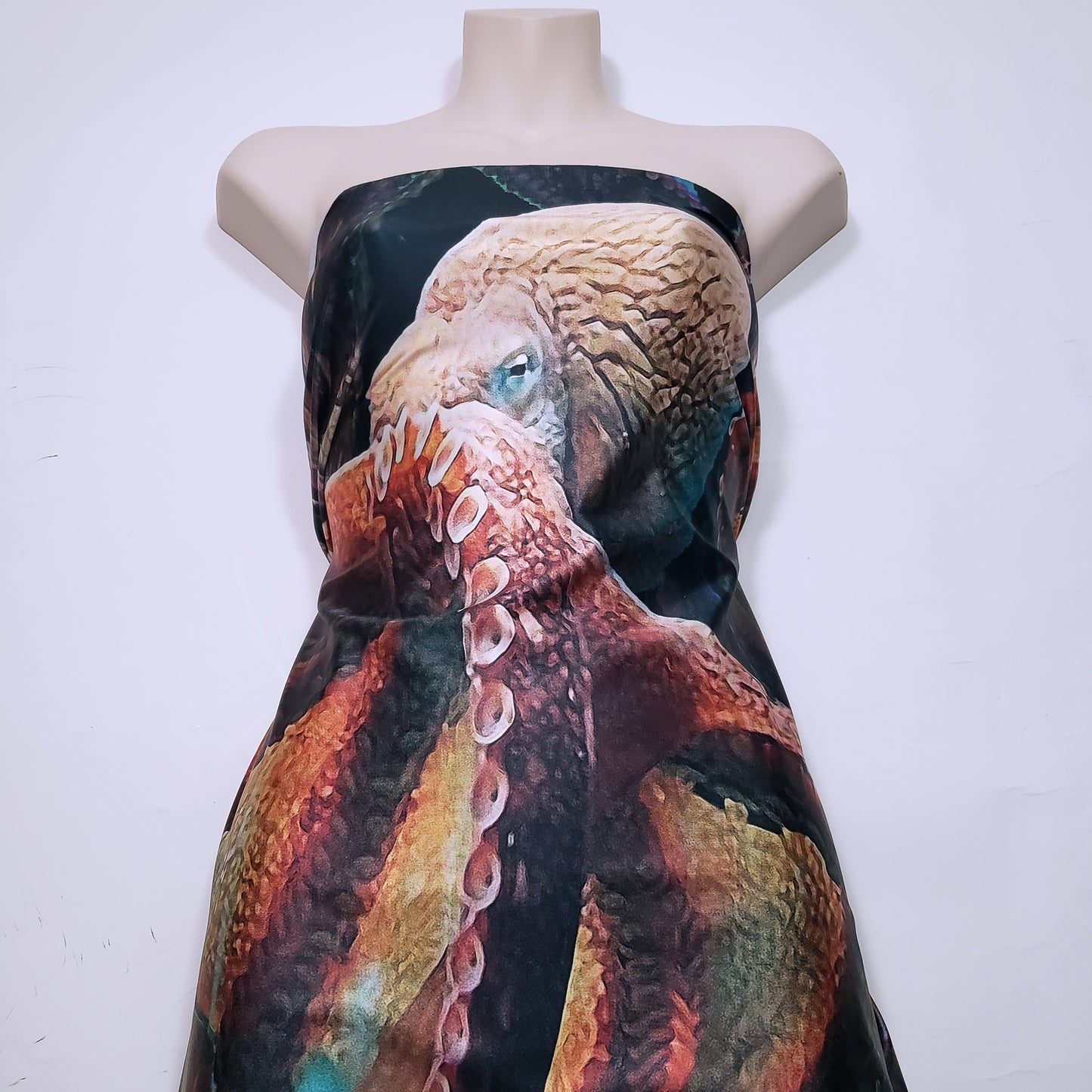 Jumbo Octopus Print 4-Way Stretch Poly Spandex Fabric – Bold Ocean Design