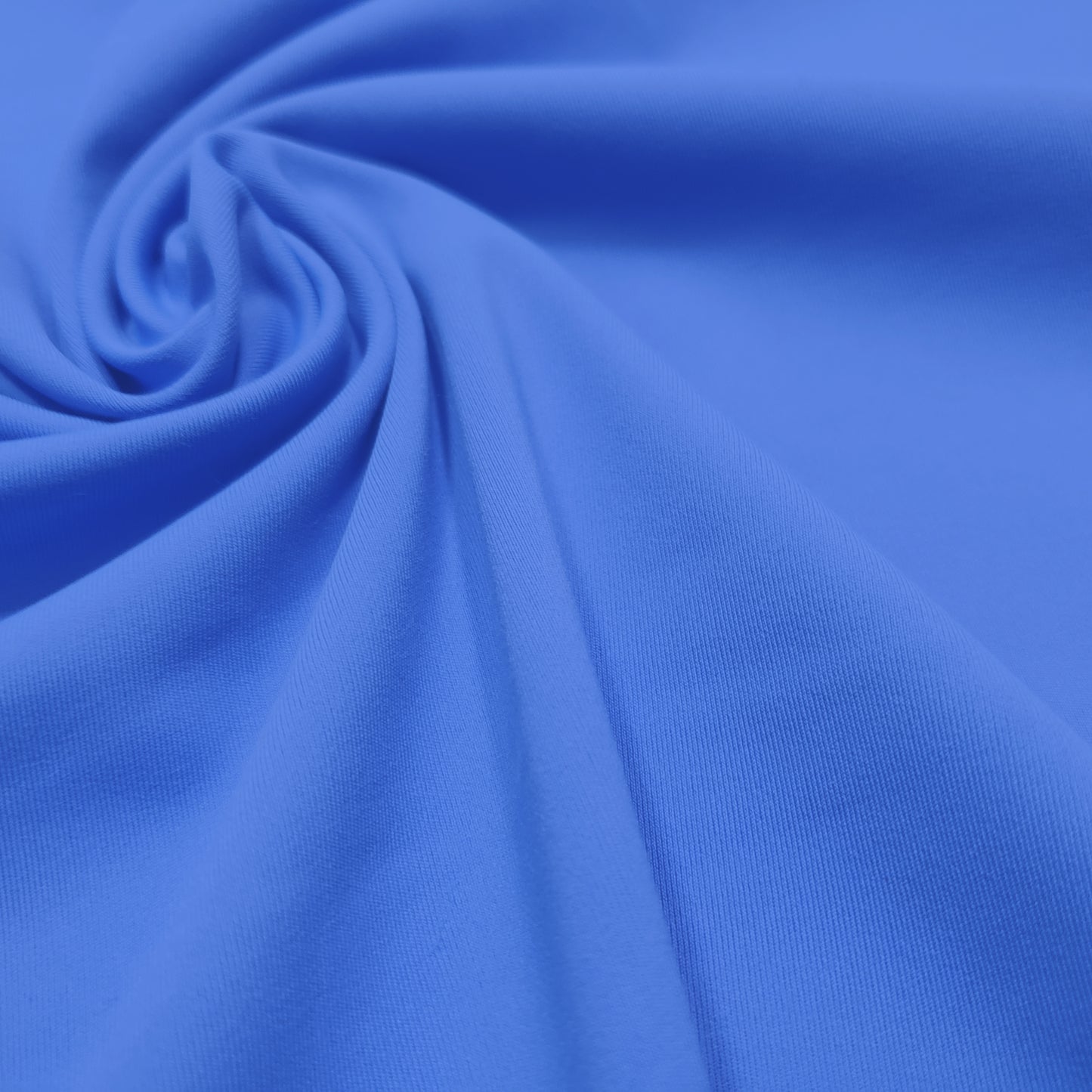 Berry Blue Solid Athletic High Quality Recycled Poly Spandex Semi Brushed Fabric
