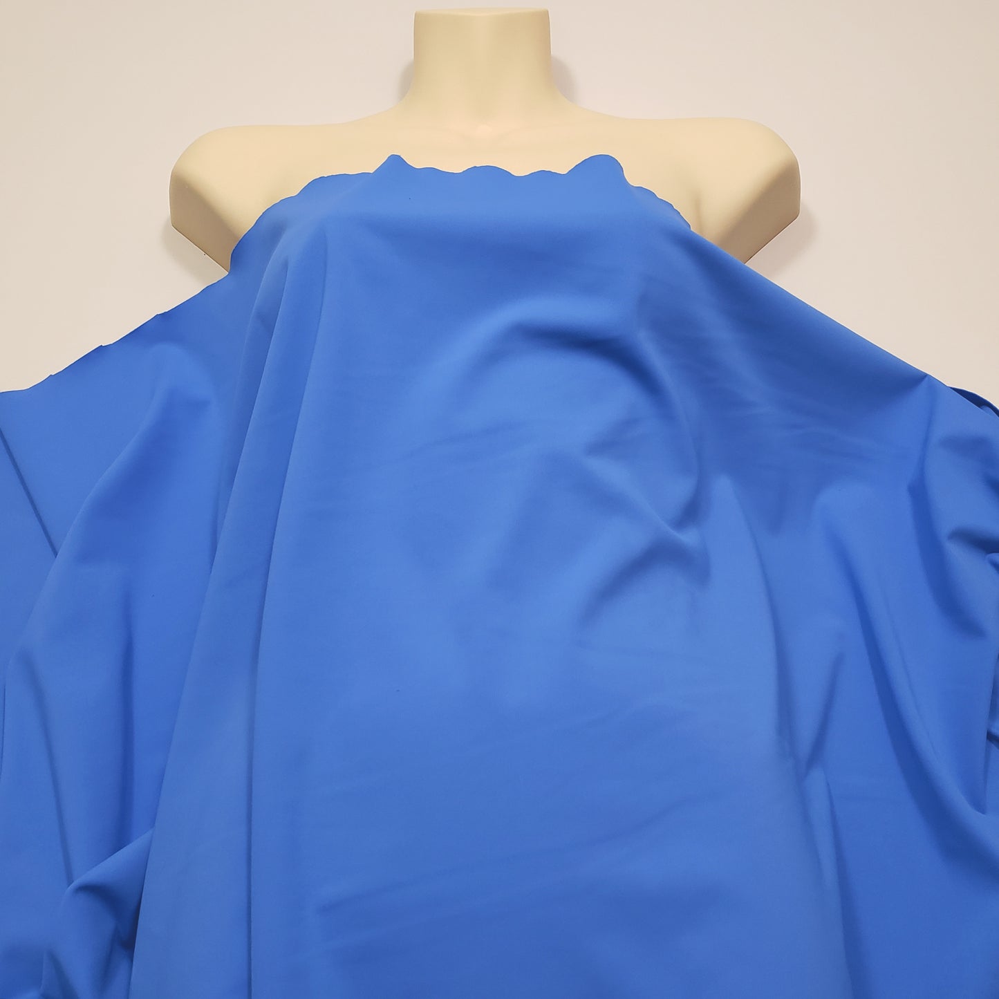 Berry Blue Solid Athletic High Quality Recycled Poly Spandex Semi Brushed Fabric