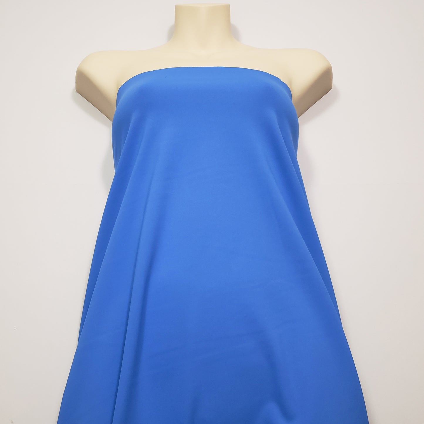 Berry Blue Solid Athletic High Quality Recycled Poly Spandex Semi Brushed Fabric