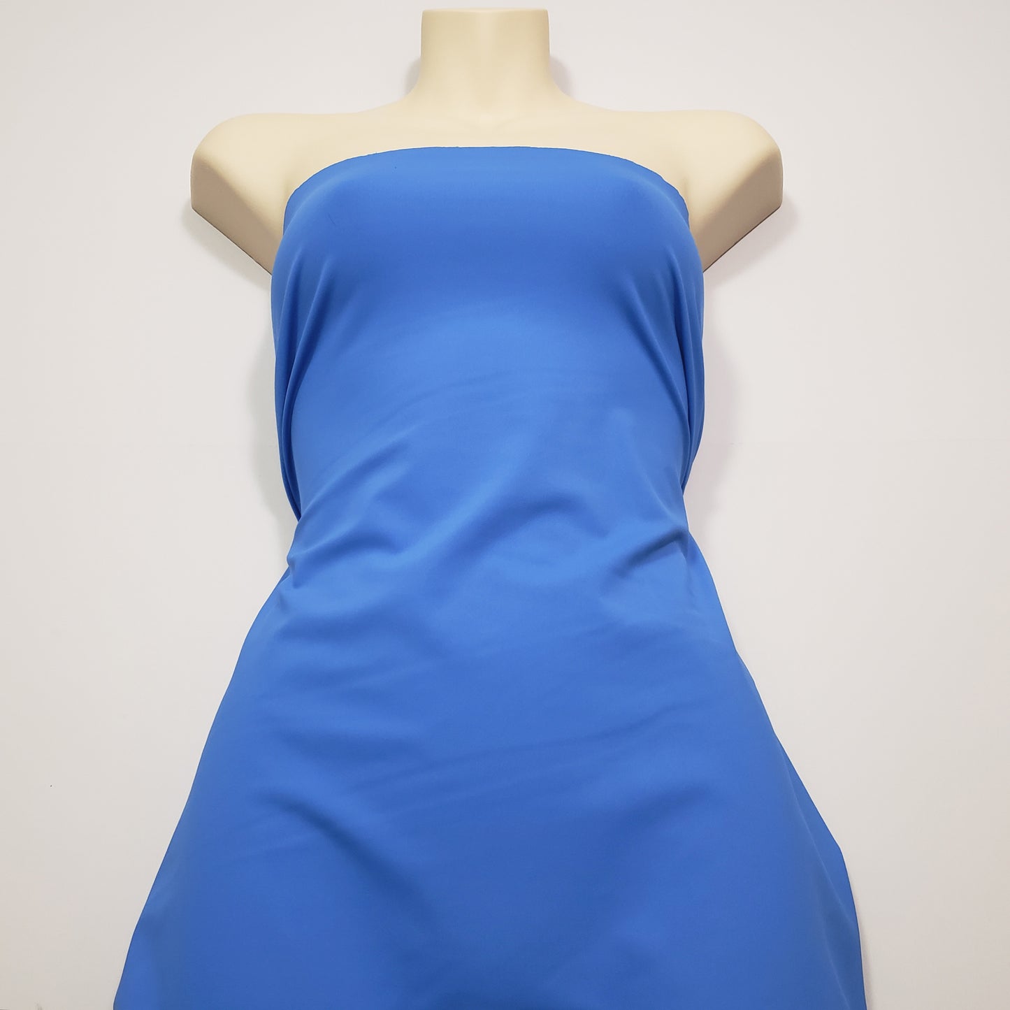 Berry Blue Solid Athletic High Quality Recycled Poly Spandex Semi Brushed Fabric