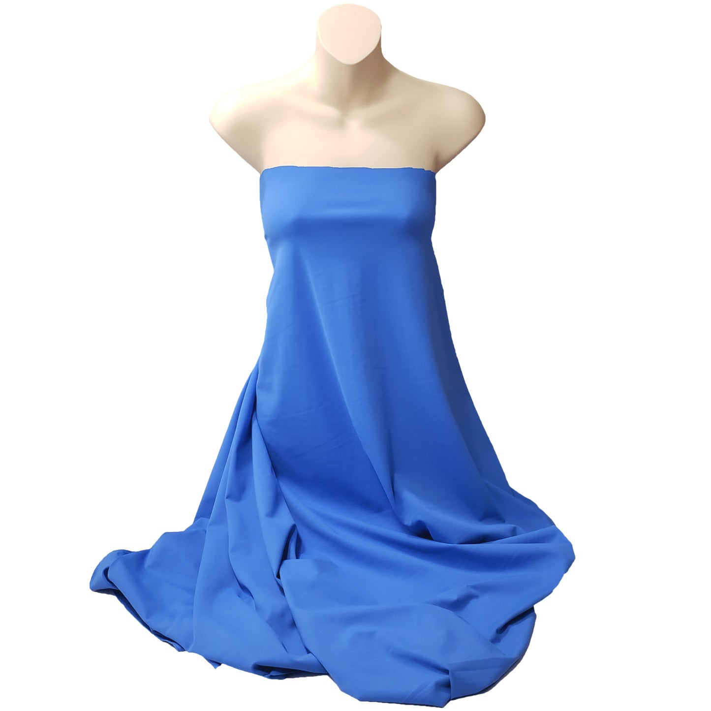 Berry Blue Solid Athletic High Quality Recycled Poly Spandex Semi Brushed Fabric