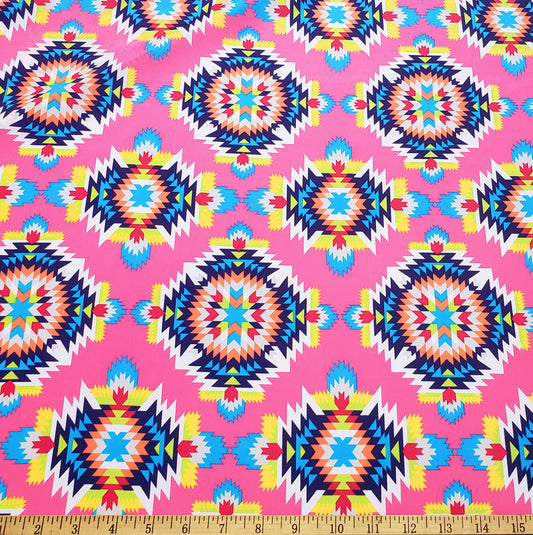 CDC Ethnic Print Polyester Non Stretch Fabric