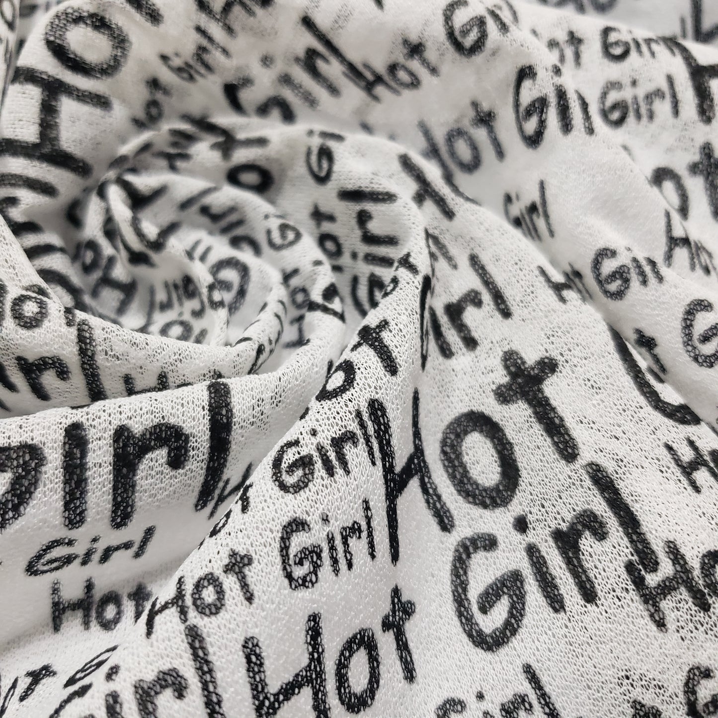 Hot Girl White Stretch Polyester Chiffon Gauze Fabric