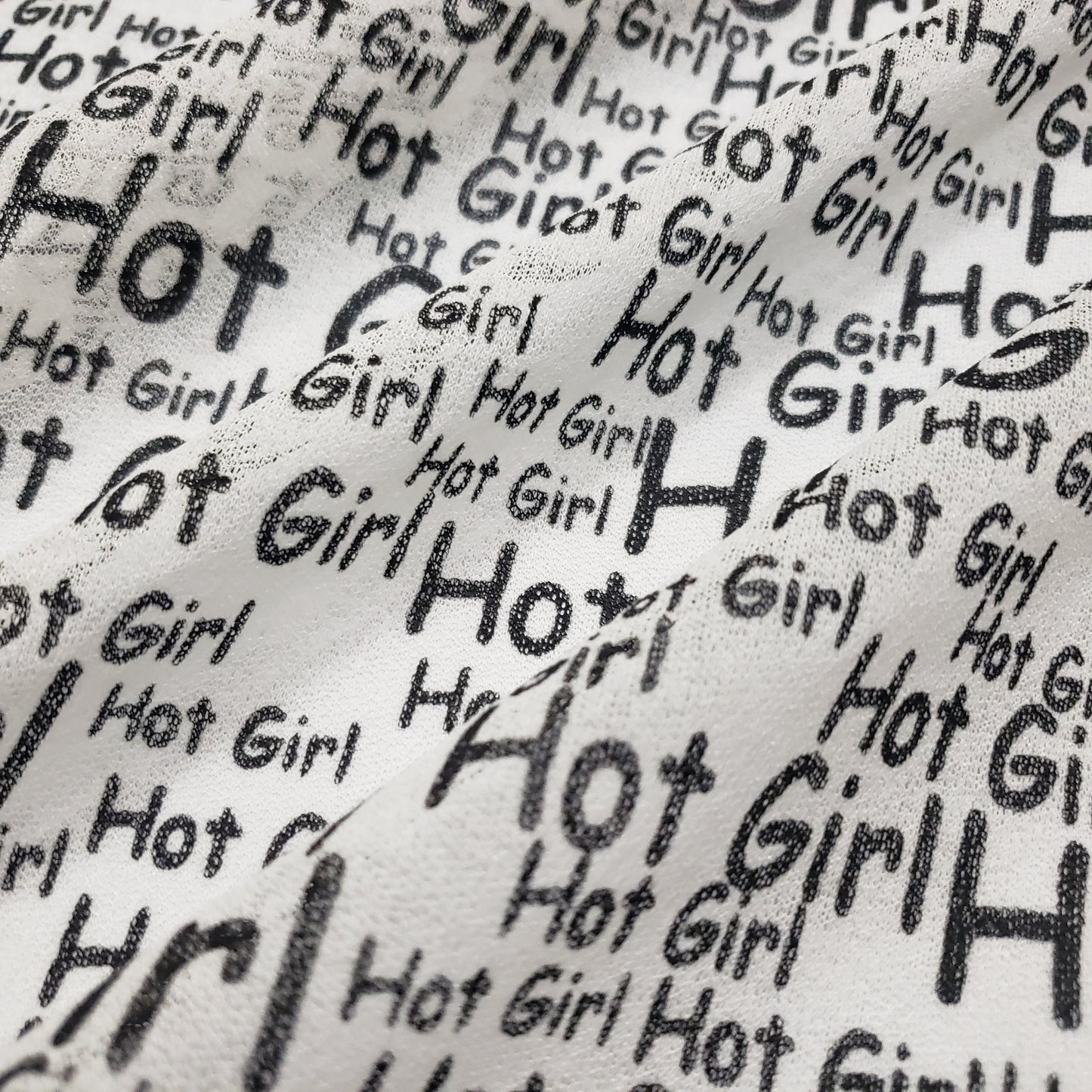 Hot Girl White Stretch Polyester Chiffon Gauze Fabric
