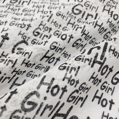 Hot Girl White Stretch Polyester Chiffon Gauze Fabric