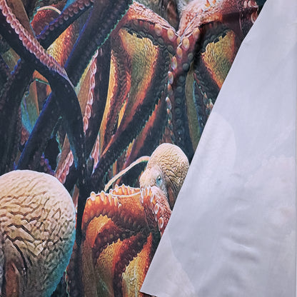 Jumbo Octopus Print 4-Way Stretch Poly Spandex Fabric – Bold Ocean Design