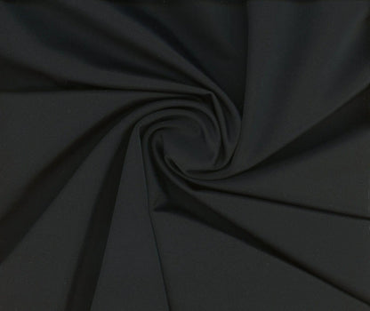 Black 4-Way Stretch Nylon Spandex Fabric
