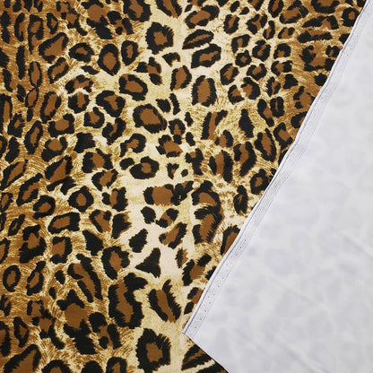 Luxury Leopard Print 4-Way Stretch Nylon Spandex Fabric