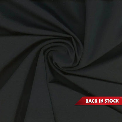 Black 4-Way Stretch Nylon Spandex Fabric