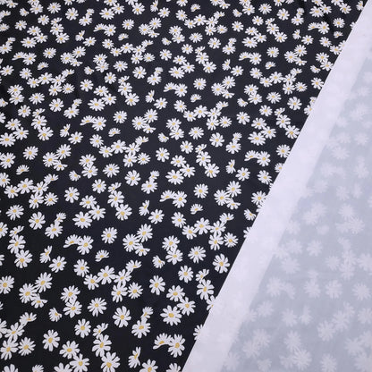 Tossed Daisies Print – 4-Way Stretch Nylon Spandex Fabric