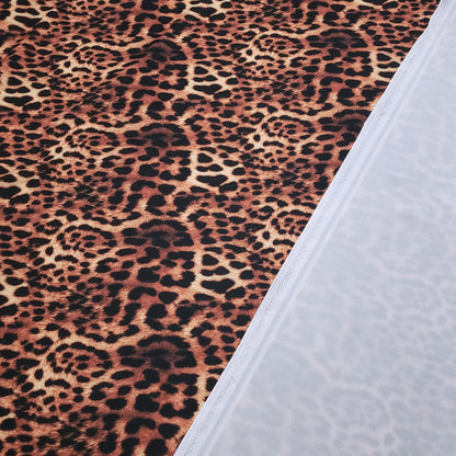 Jaguar Animal Print Faux Fur Look – 4-Way Stretch Poly Spandex Fabric